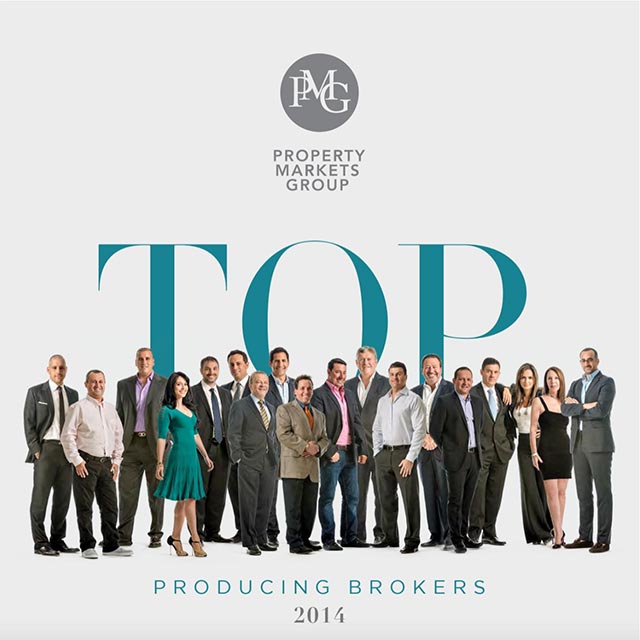 PMG Top Producing Brokers 2014